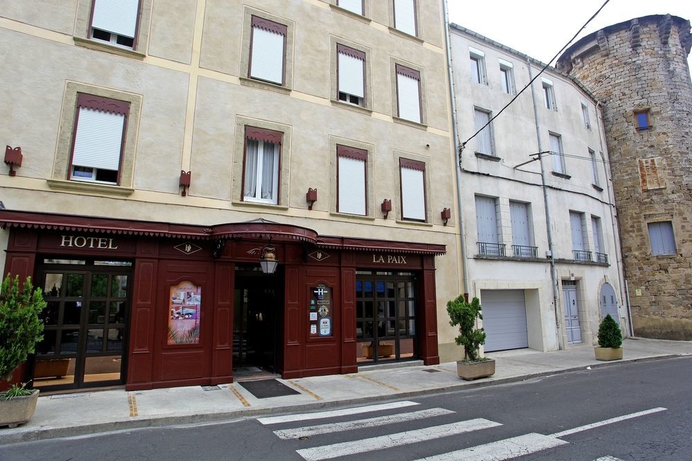 Logis Hotel Restaurant De La Paix Lodeve Ngoại thất bức ảnh